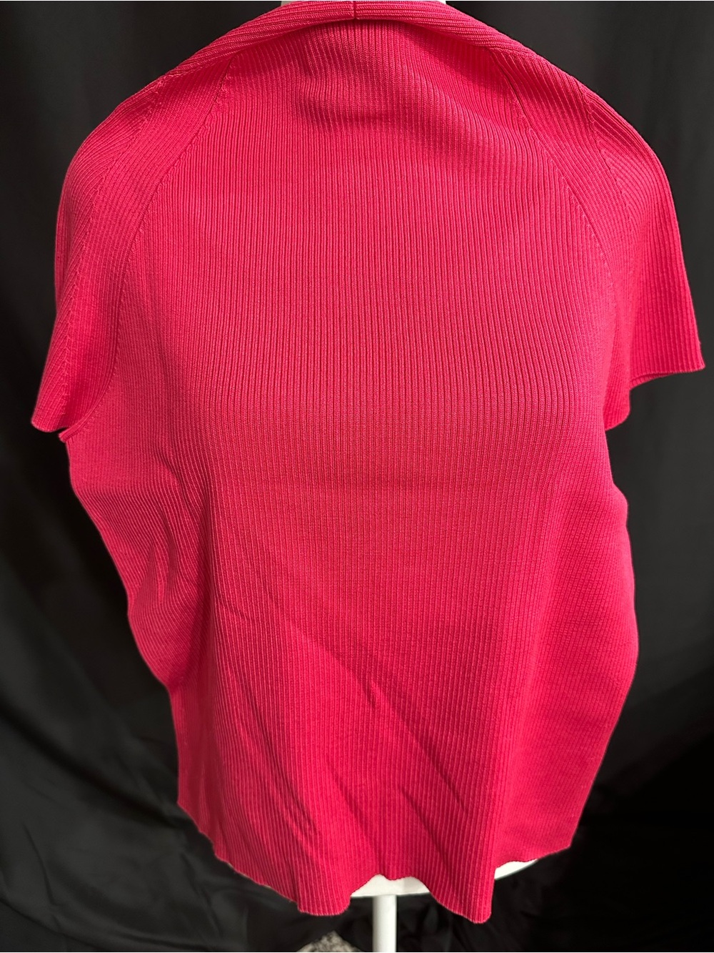Talbots Bright Fuchsia Ribbed Tank Top - Picture 5 of 5